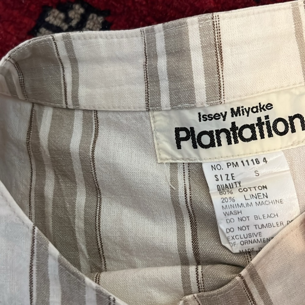 EUC Vintage1980’s Issey Miyake Plantation outfit. cotton linen - Picture 5 of 10